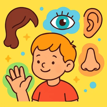 Parts of the Body + Everyday Actions + Numbers by Tens to 100 + Farm Animals and Pets + Classroom Objects + Food - Snacks and Meals + Food + Animals + Action Verbs + Toys + Time Words for My Day