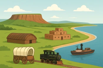 Geography, Trade, Transportation, Agriculture, and Industry