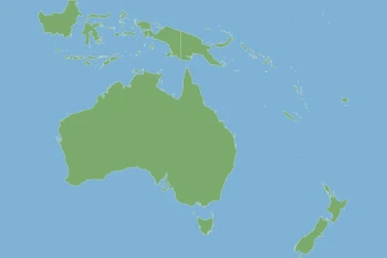 Country Shapes - Oceania