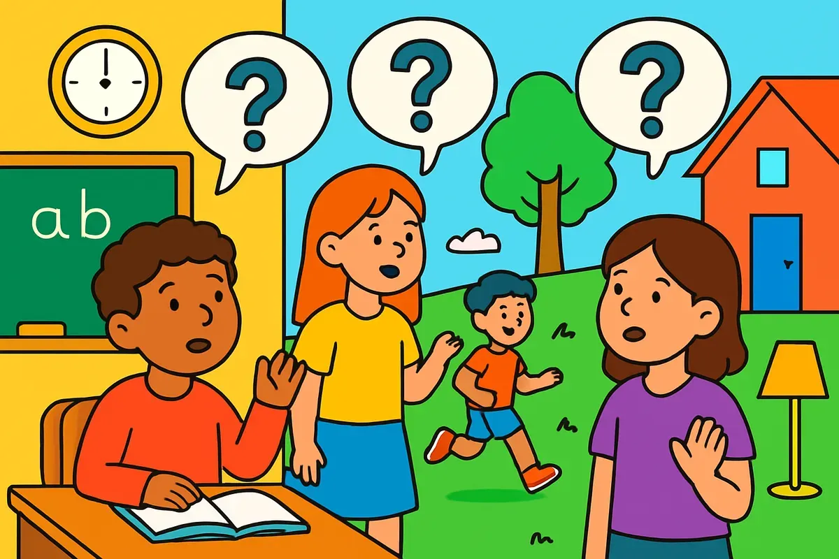Present Continuous Questions