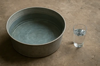 Reading Earth's Water Distribution by Percentage