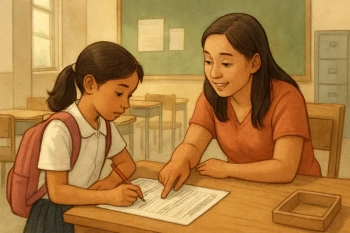 Filling In Personal and School Forms