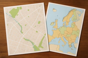 Maps at Different Scales and Reading Visual Evidence