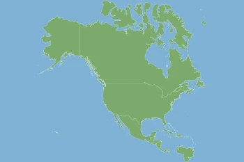 Country Shapes - North America