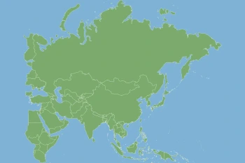 Country Shapes - Asia