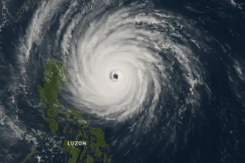 Typhoon Structure, Categories and Landmasses