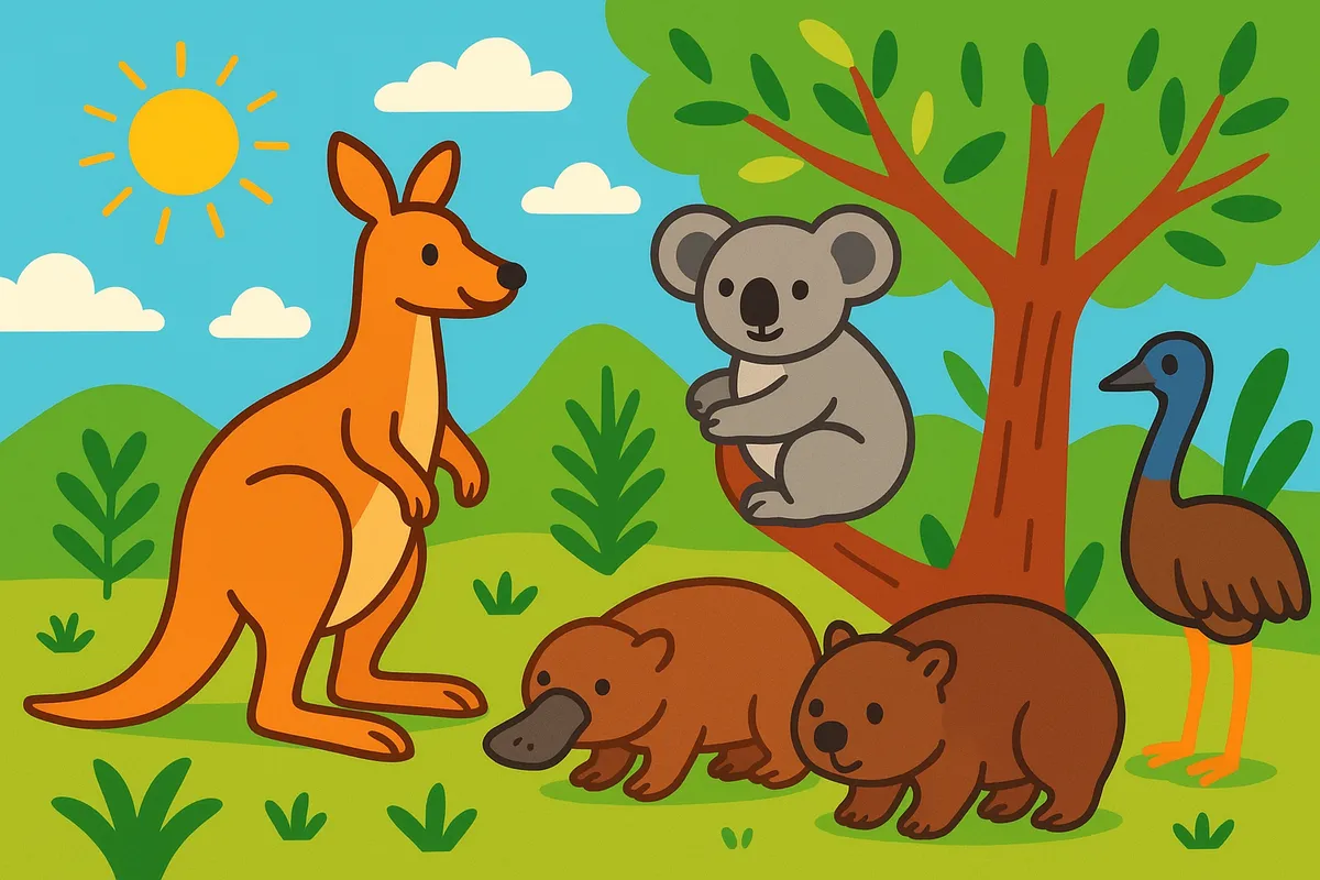 Animals of Australia and Oceania
