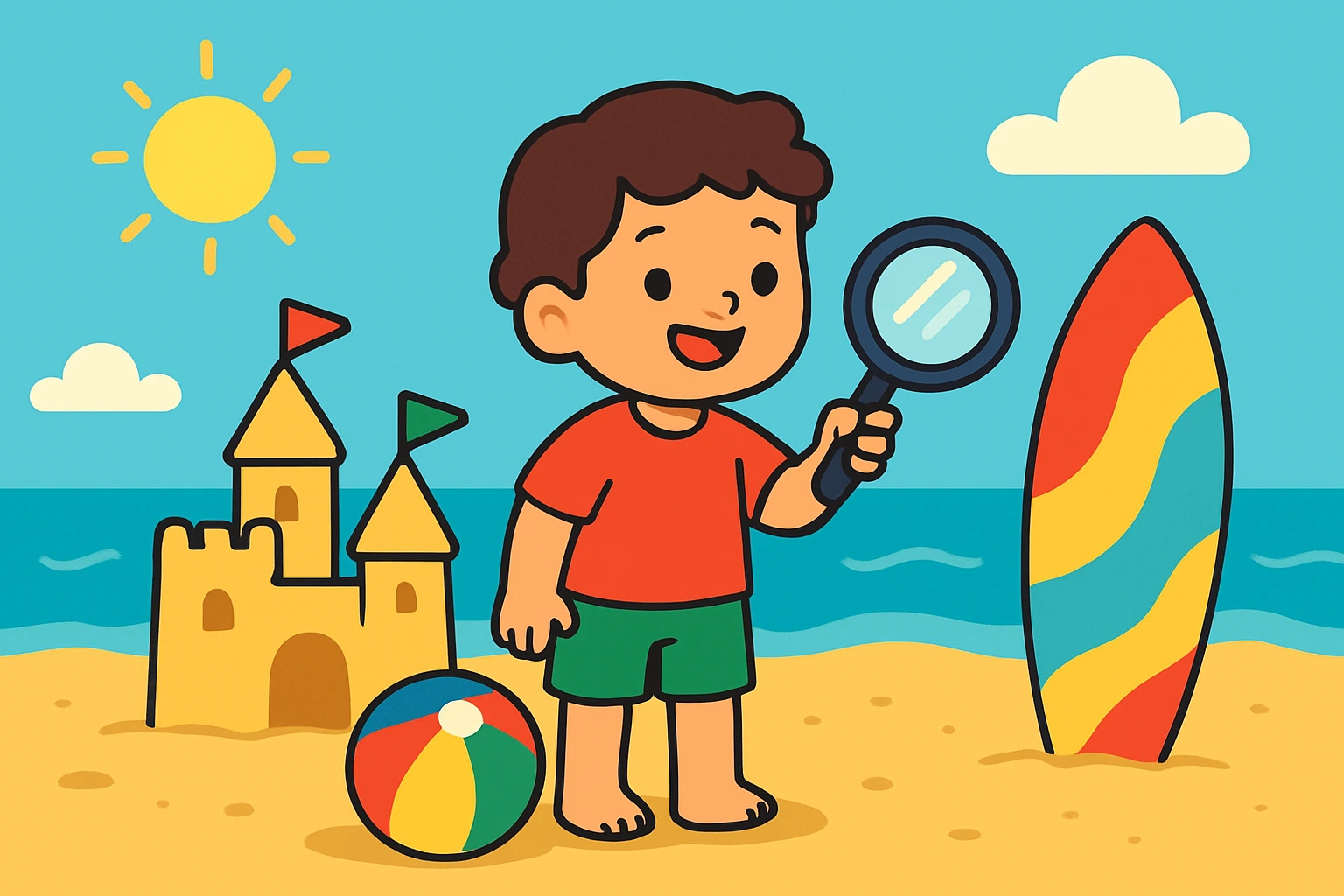 I Spy Letters: The Beach