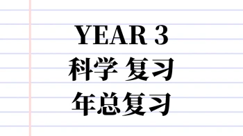 Y3 SC 复习