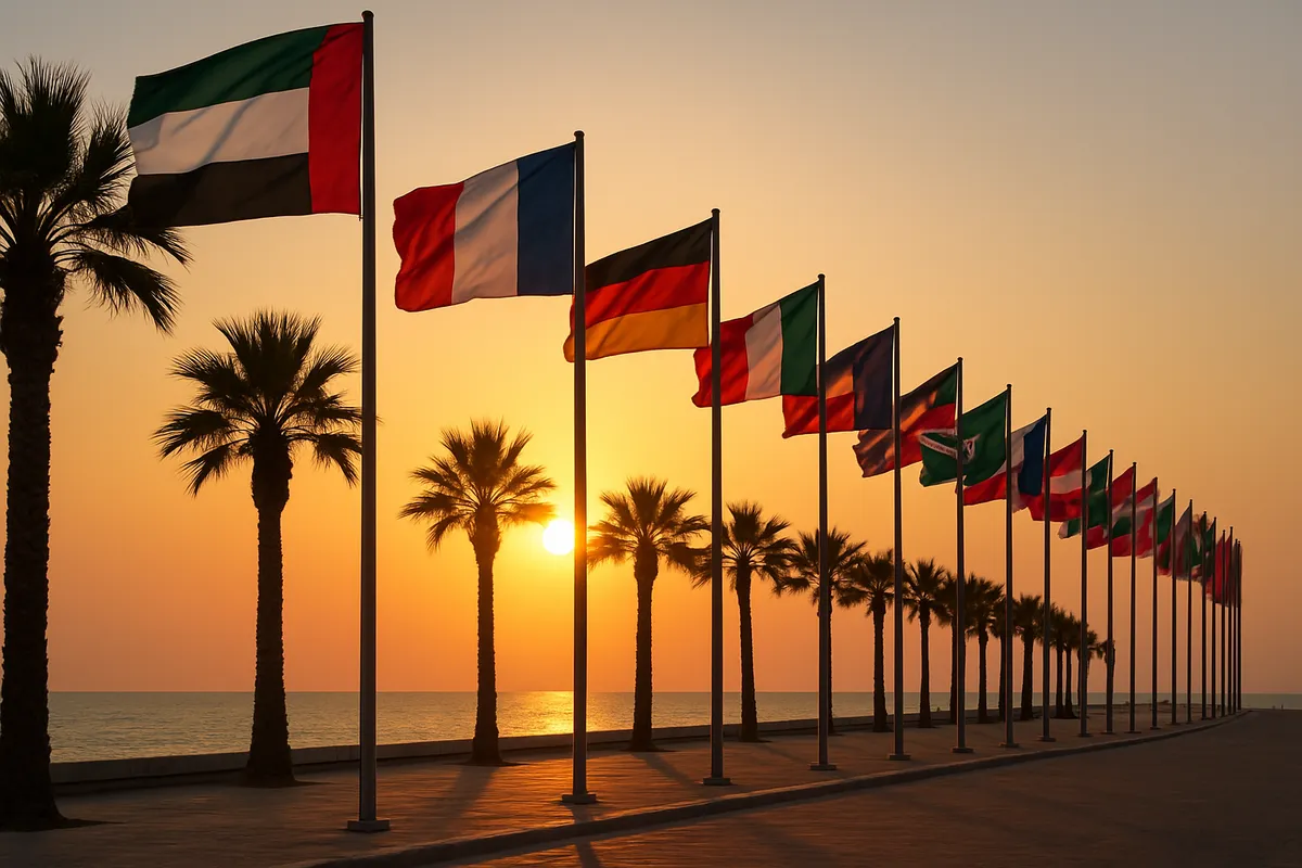 Country Flags - Southwest Asia and North Africa