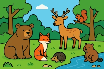 Forest and Woodland Animals