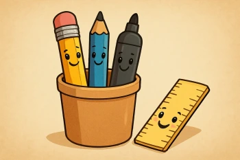 Odd One Out: School and Office Supplies