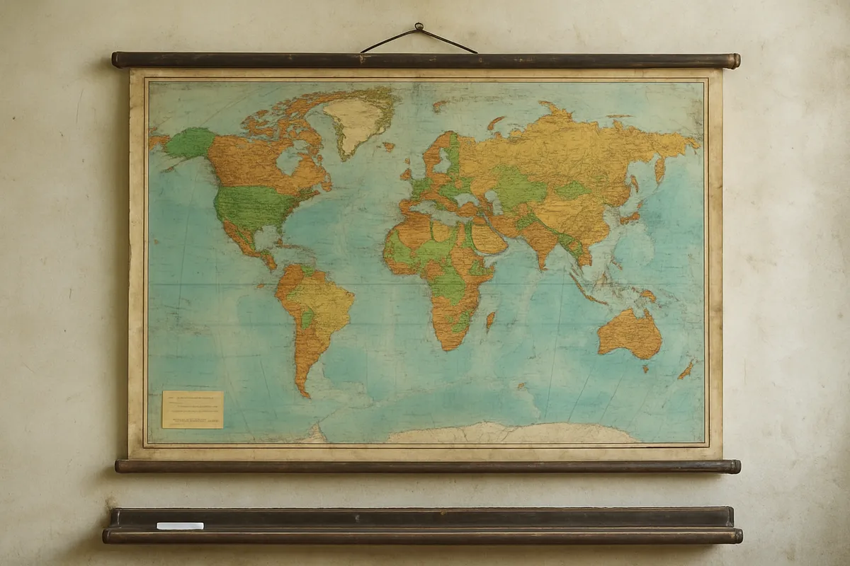 Continents, Oceans and the World Political Map