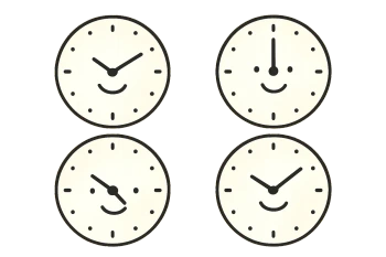 Telling Time - Half and Quarter