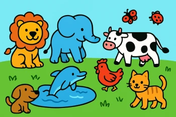 Animals: Wild, Sea, Farm, Pets & Bugs