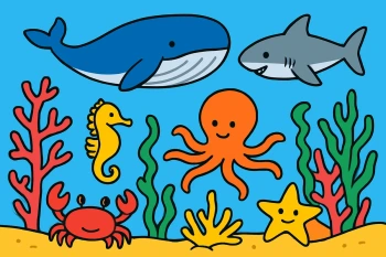 Ocean and Sea Animals