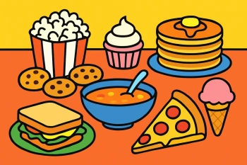 Food: Meals, Snacks & Sweets