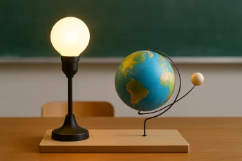 The Sun, Earth, and Moon