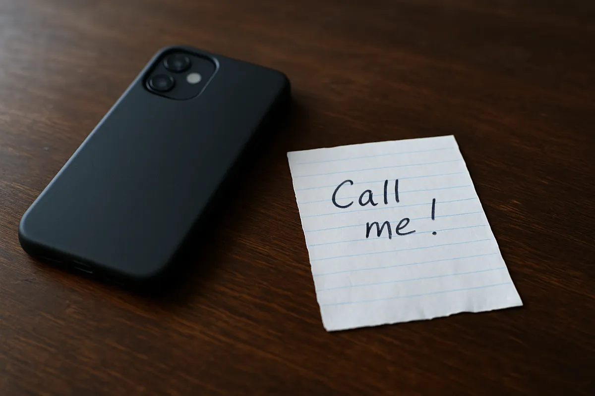 Le téléphone et les messages