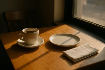 El desayuno y el almuerzo
